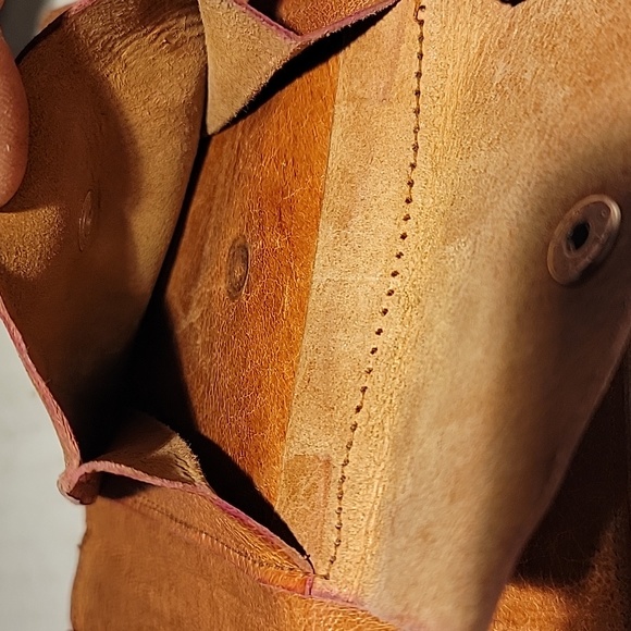 ECHT O PRYM Hand Tooled Leather Bi Fold Wallet Rich Brown Tone. Vintage - Picture 7 of 8